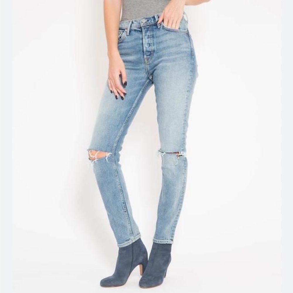 GRLFRND Denim Karolina High Rise Skinny in ‘What is Life’